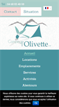 Mobile Screenshot of camping-olivette.fr